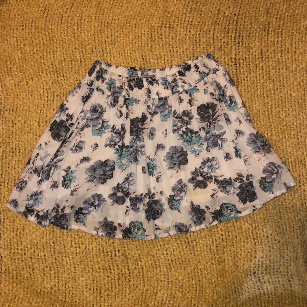 Floral Mini Skirt